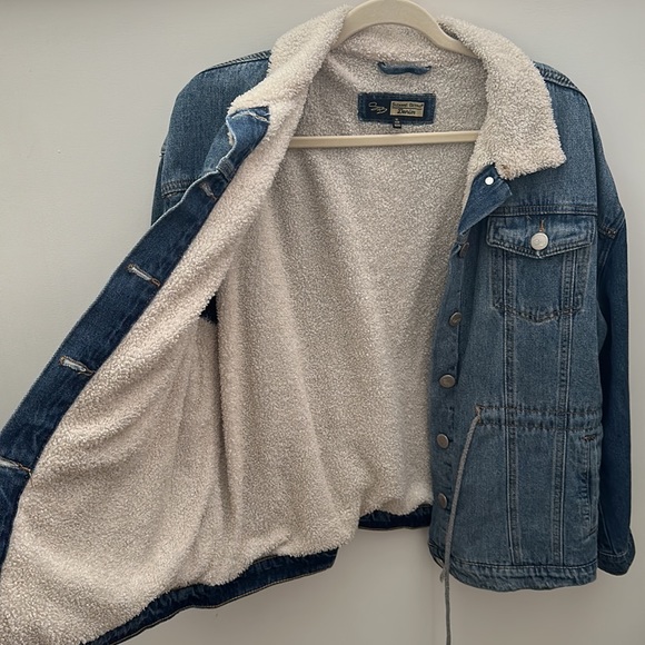 Suzanne Betro Fleece-lined Denim Coat - Picture 3 of 5